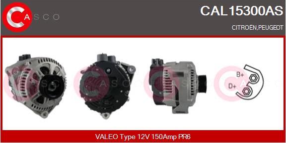 Casco CAL15300AS - Alternator furqanavto.az