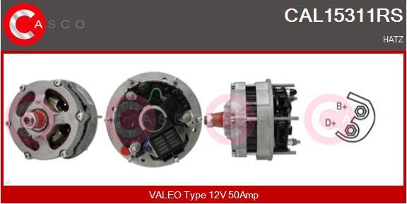 Casco CAL15311RS - Alternator furqanavto.az