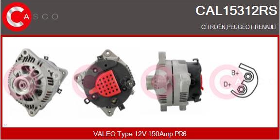 Casco CAL15312RS - Alternator furqanavto.az