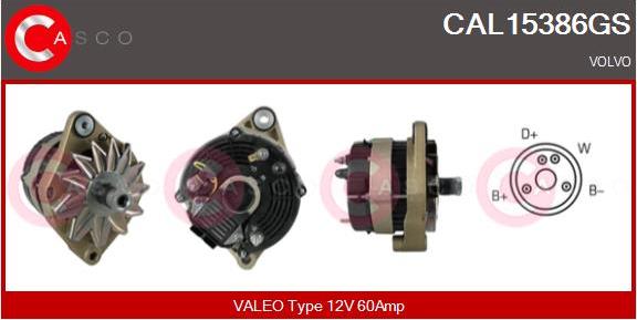 Casco CAL15386GS - Alternator furqanavto.az