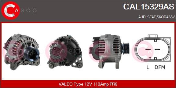 Casco CAL15329AS - Alternator furqanavto.az