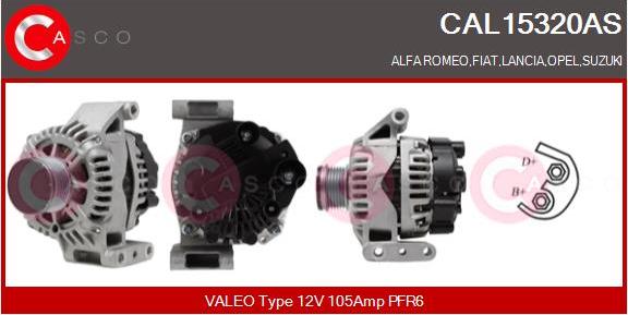 Casco CAL15320AS - Alternator furqanavto.az