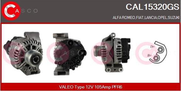 Casco CAL15320GS - Alternator furqanavto.az
