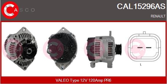 Casco CAL15296AS - Alternator furqanavto.az