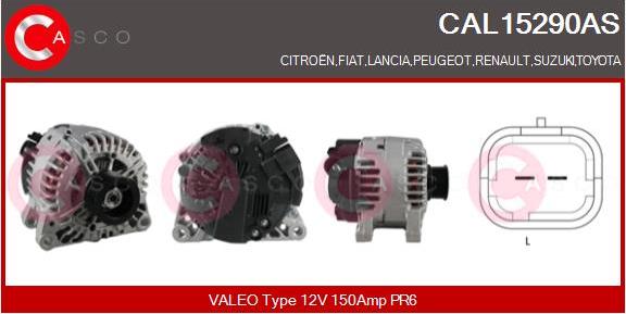 Casco CAL15290AS - Alternator furqanavto.az