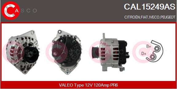 Casco CAL15249AS - Alternator furqanavto.az