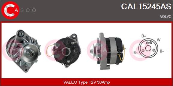 Casco CAL15245AS - Alternator furqanavto.az