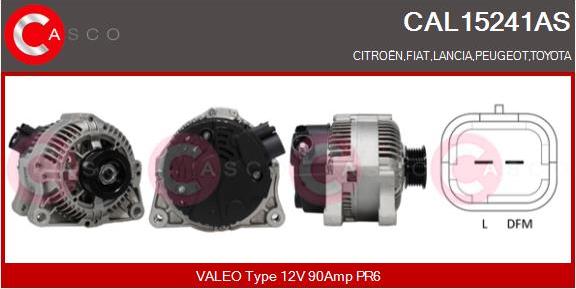 Casco CAL15241AS - Alternator furqanavto.az