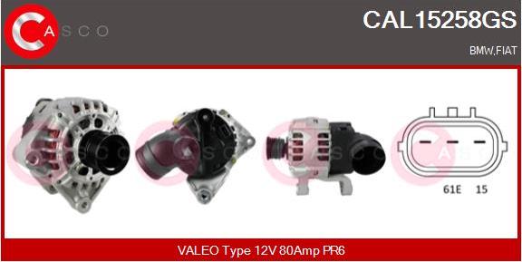 Casco CAL15258GS - Alternator furqanavto.az