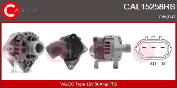 Casco CAL15258RS - Alternator furqanavto.az