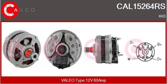 Casco CAL15264RS - Alternator furqanavto.az