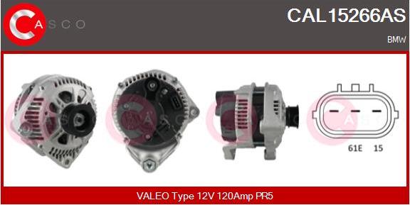 Casco CAL15266AS - Alternator furqanavto.az