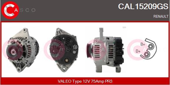 Casco CAL15209GS - Alternator furqanavto.az