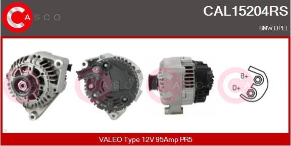 Casco CAL15204RS - Alternator furqanavto.az