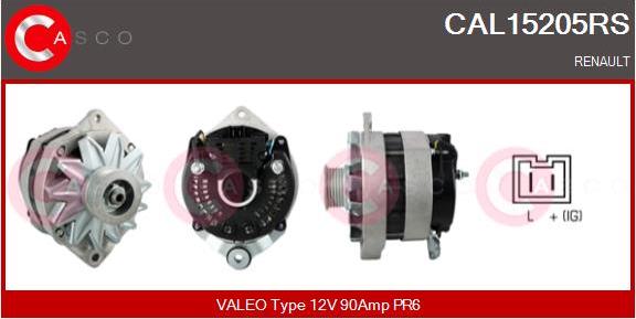 Casco CAL15205RS - Alternator furqanavto.az