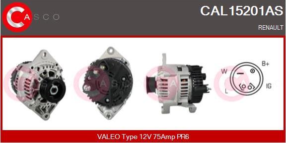 Casco CAL15201AS - Alternator furqanavto.az