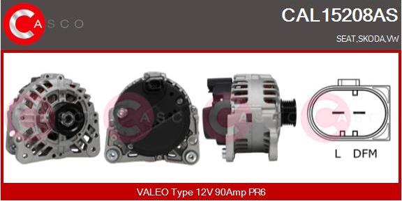 Casco CAL15208AS - Alternator furqanavto.az