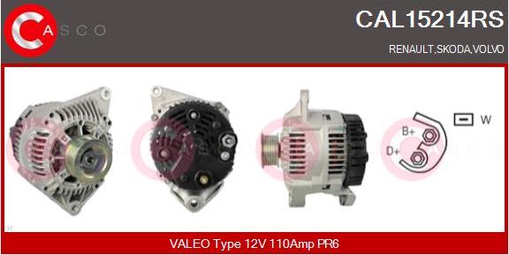 Casco CAL15214RS - Alternator furqanavto.az