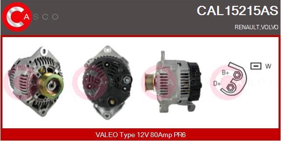 Casco CAL15215AS - Alternator furqanavto.az