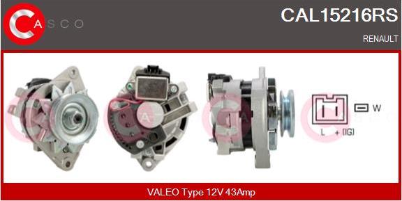 Casco CAL15216RS - Alternator furqanavto.az