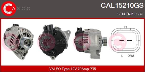 Casco CAL15210GS - Alternator furqanavto.az