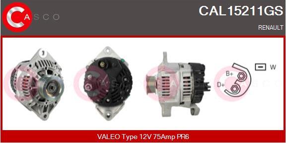 Casco CAL15211GS - Alternator furqanavto.az