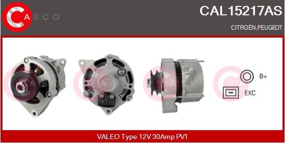 Casco CAL15217AS - Alternator furqanavto.az