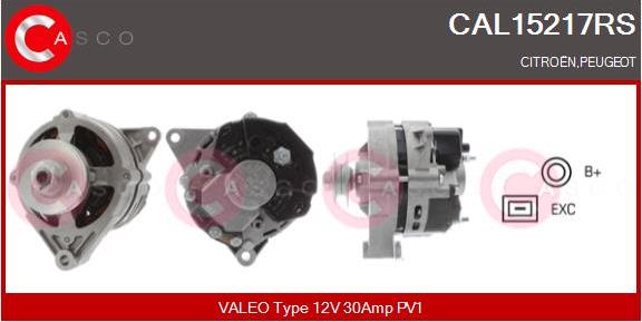 Casco CAL15217RS - Alternator furqanavto.az