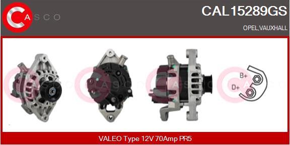 Casco CAL15289GS - Alternator furqanavto.az
