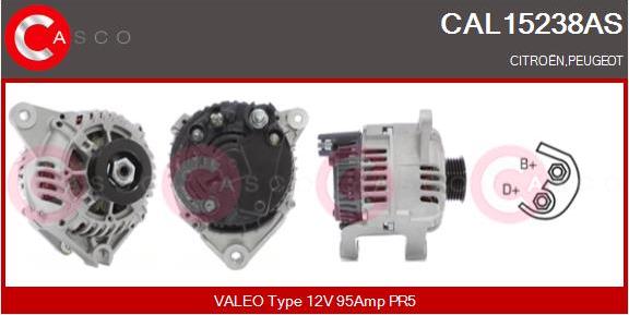 Casco CAL15238AS - Alternator furqanavto.az