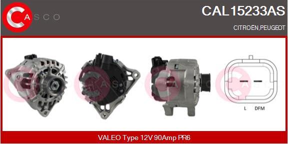Casco CAL15233AS - Alternator furqanavto.az