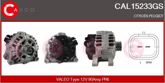Casco CAL15233GS - Alternator furqanavto.az