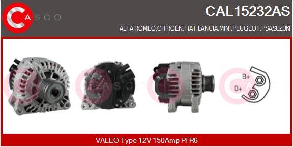 Casco CAL15232AS - Alternator furqanavto.az