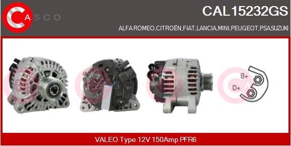 Casco CAL15232GS - Alternator furqanavto.az