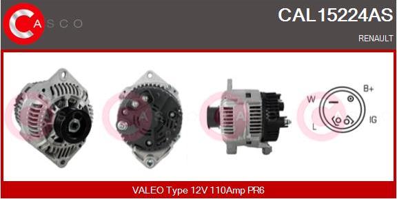 Casco CAL15224AS - Alternator furqanavto.az