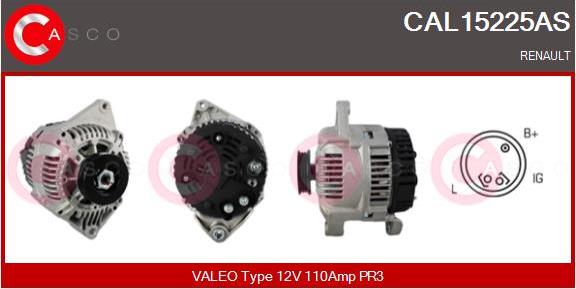 Casco CAL15225AS - Alternator furqanavto.az