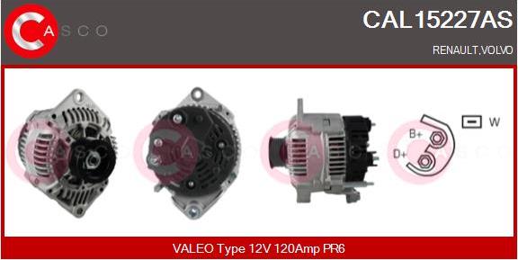 Casco CAL15227AS - Alternator furqanavto.az