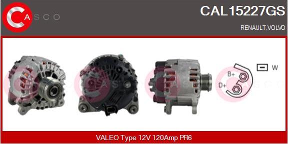 Casco CAL15227GS - Alternator furqanavto.az