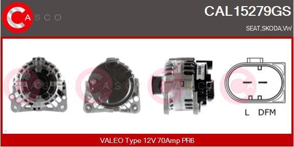 Casco CAL15279GS - Alternator furqanavto.az