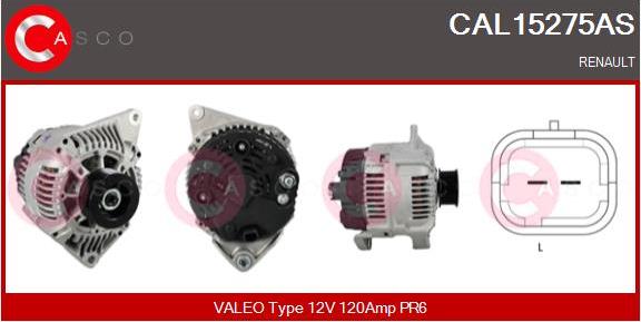 Casco CAL15275AS - Alternator furqanavto.az
