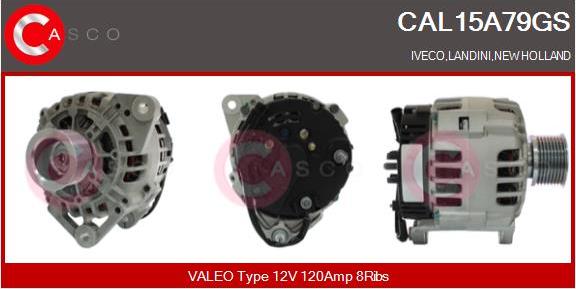 Casco CAL15A79GS - Alternator furqanavto.az