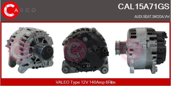 Casco CAL15A71GS - Alternator furqanavto.az