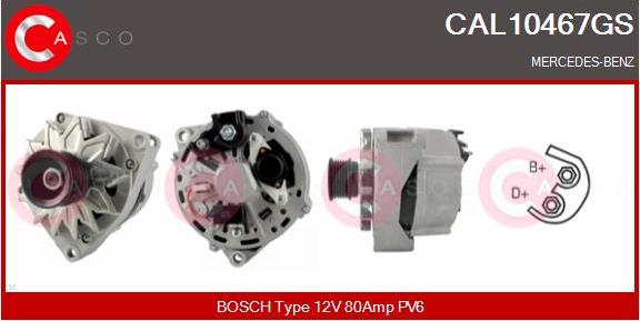 Casco CAL10467GS - Alternator furqanavto.az