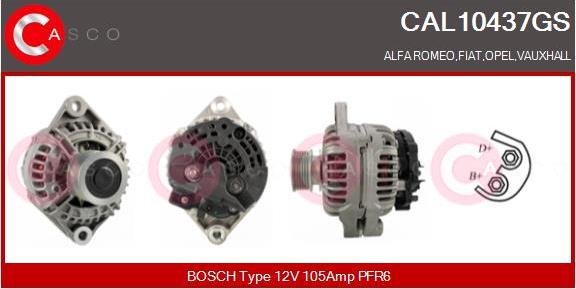 Casco CAL10437GS - Alternator furqanavto.az