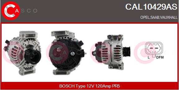 Casco CAL10429AS - Alternator furqanavto.az