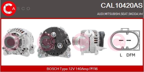 Casco CAL10420AS - Alternator furqanavto.az