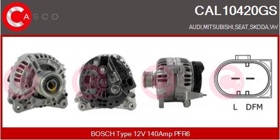 Casco CAL10420GS - Alternator furqanavto.az