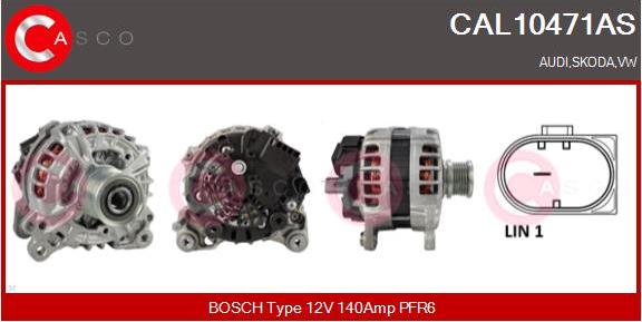 Casco CAL10471AS - Alternator furqanavto.az