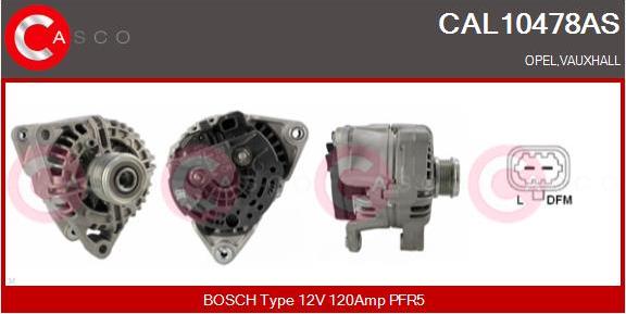 Casco CAL10478AS - Alternator furqanavto.az