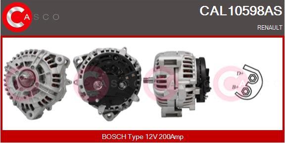 Casco CAL10598AS - Alternator furqanavto.az